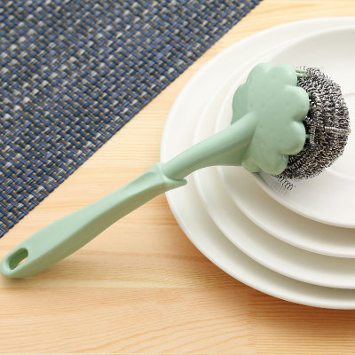 Portable Soap Dispenser Scrubber Cleaner Dish Wand Brush Scrub Refill Washing Dishwasher Kitchen Clean Cleaning Supplies Tools: 03As picture