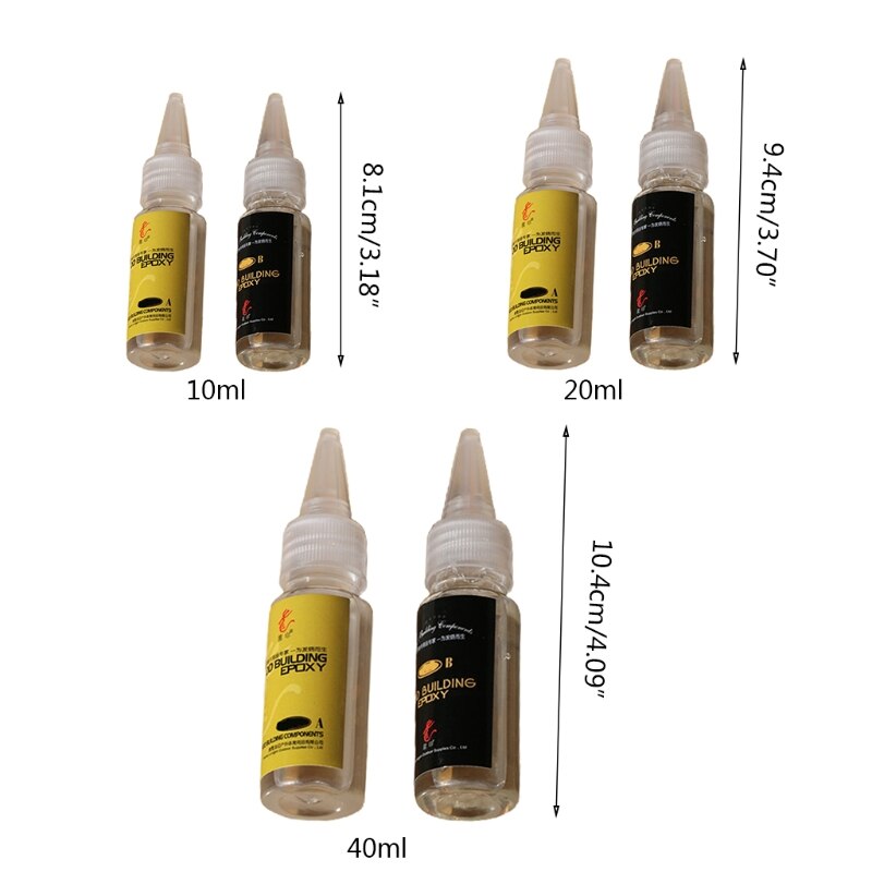 Fishing Tackle Repair Tools Fishing Rod Building Epoxy Glue AB Transparent Glue Au23 21