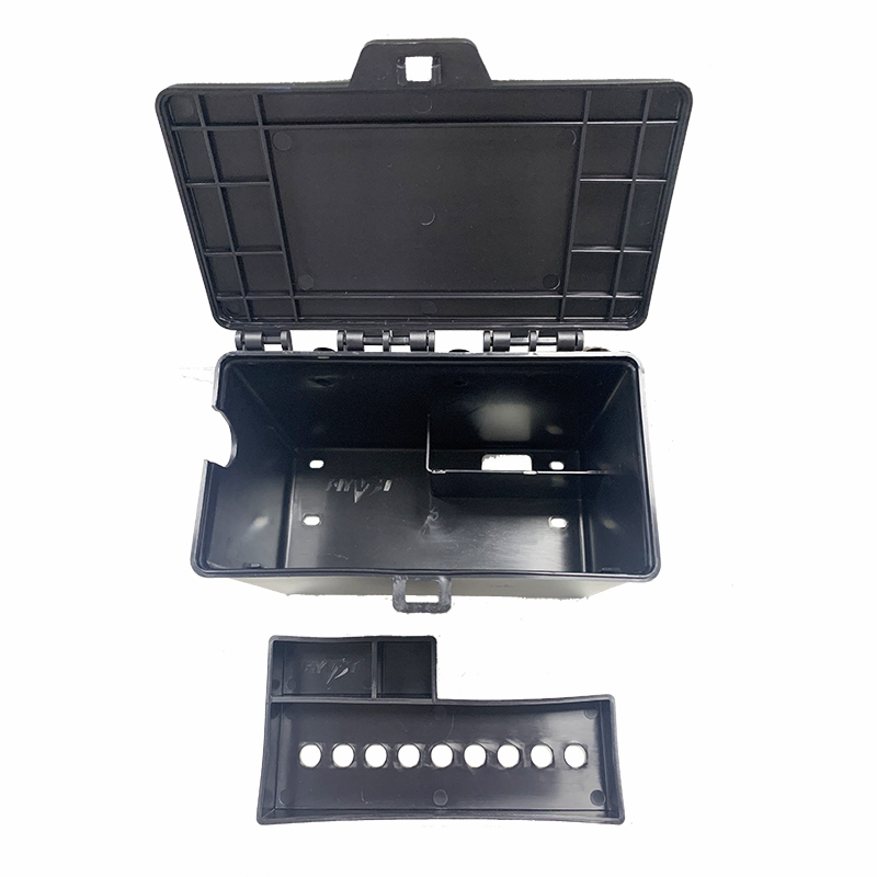 DROPSHIPPING HYVST Cassetta degli attrezzi per macchina per verniciatura a spruzzo senz'aria Scatola di immagazzinaggio multifunzionale di colore blu nero: nero