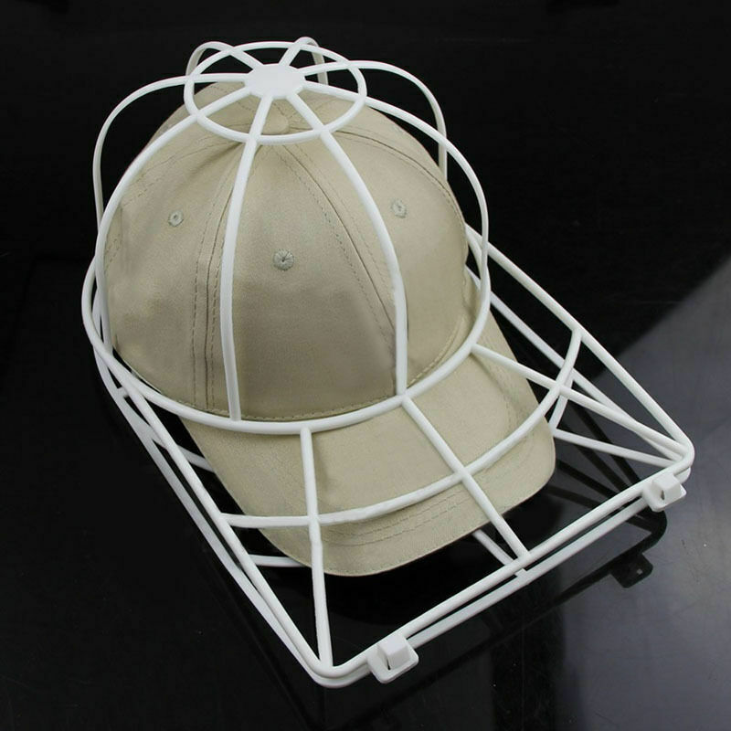 Plasthætte vaskebur baseball kuglehætte vaskeramme ramme hat shaper tørring opbevaringsreoler forsyning hvid