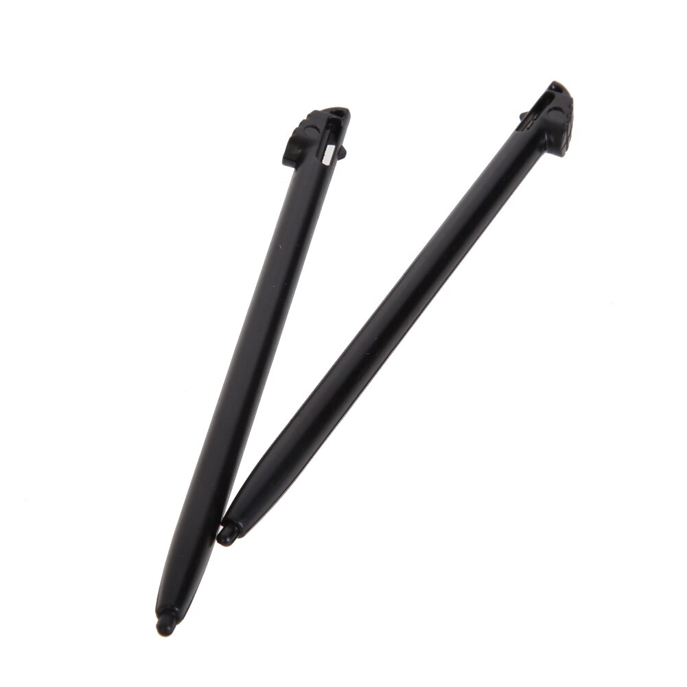 2pcs/pack Black Plastic Touch Screen Stylus Pen Gaming Touching Pencil for Nintendo 3DS N3DS XL LL Brand Gaming Accessories