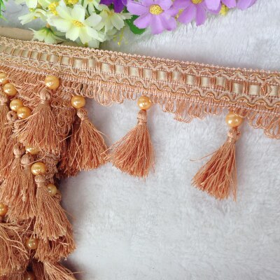 12 piha / tontti verho pitsi koriste tupsu hapsu diy helmet pallo sohva pöytäliina pitsitarvikkeet roikkuu side ompelu: 5 riisiviiniä