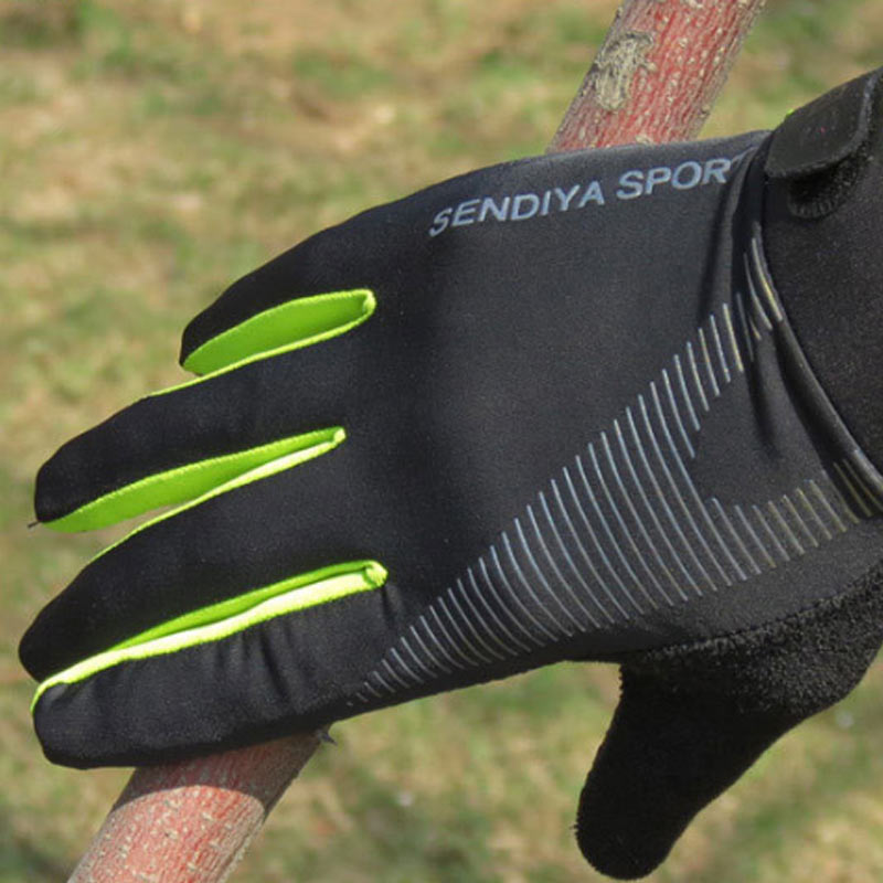 1 Paar Fiets Handschoenen Volledige Vinger Touchscreen Mannen Vrouwen Mtb Handschoenen Ademende Zomer Wanten Sub