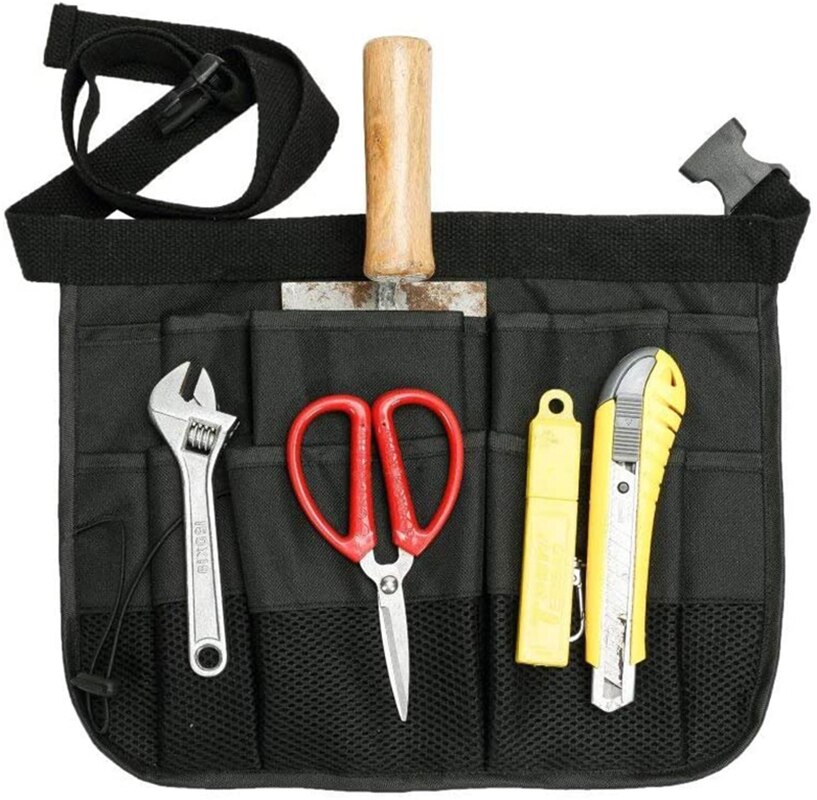 Waist Bag Belt Pouch Waist Pocket Heavy Duty Oxford Tool Apron with 7 Pockets Electrician Gardening Tool Fanny Pack Heuptas