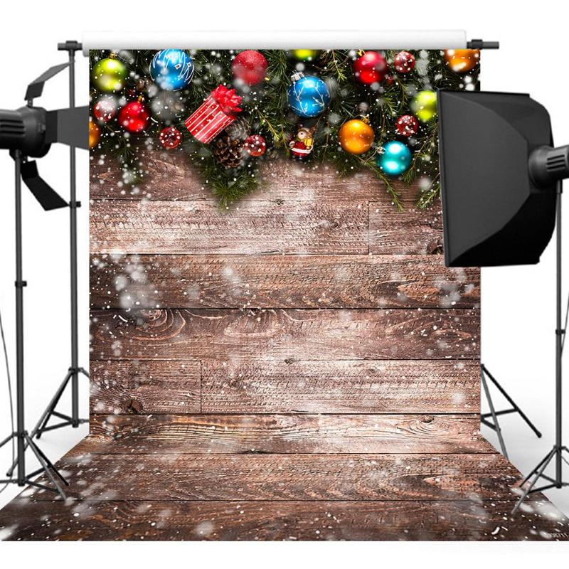 0.9X1.5m Christmas Background Cloth Pictorial Cloth Party Santa Claus Snow Photo Studio Fabric Decoration Accessories