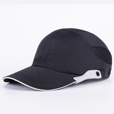 Work Safety Protective Helmet Bump Cap Hard Inner ABS Shell Baseball Hat Style For Work Factory Shop Carrying Head Protection: 8007-black