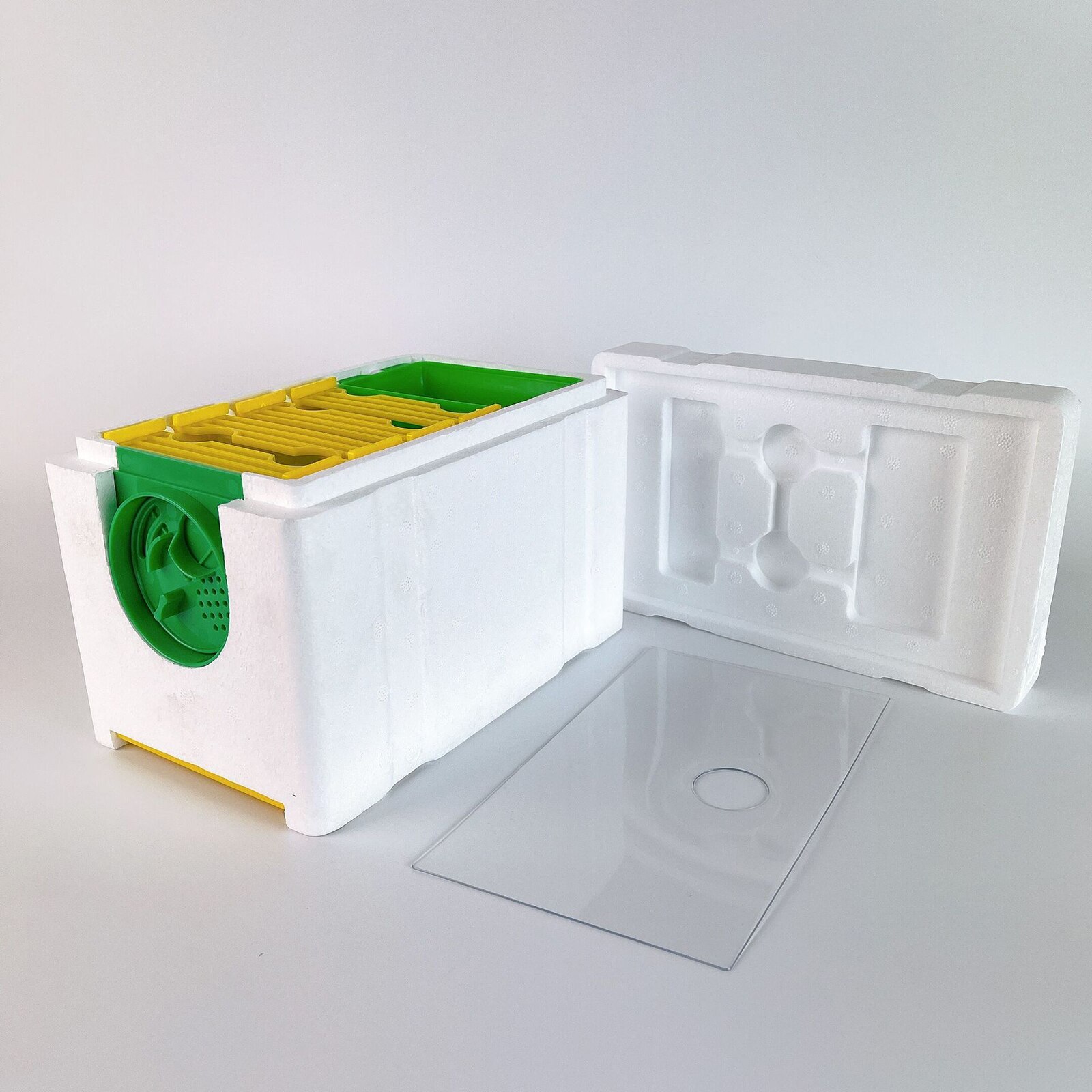 BRICOLAGE Apiculture Abeille Reine Élevage D'élevage D'accouplement Nuc Récolte Polystyrène Ruche Boîte