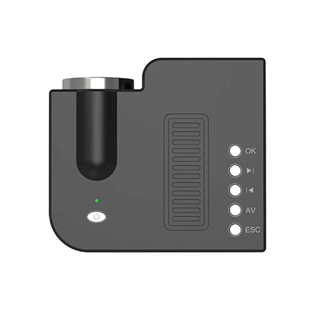 Portátil Mini proyector de vídeo proyector wi-fi LED UC28C 1080P vídeo doméstico cine juego de la película de cine Video de oficina proyector negro