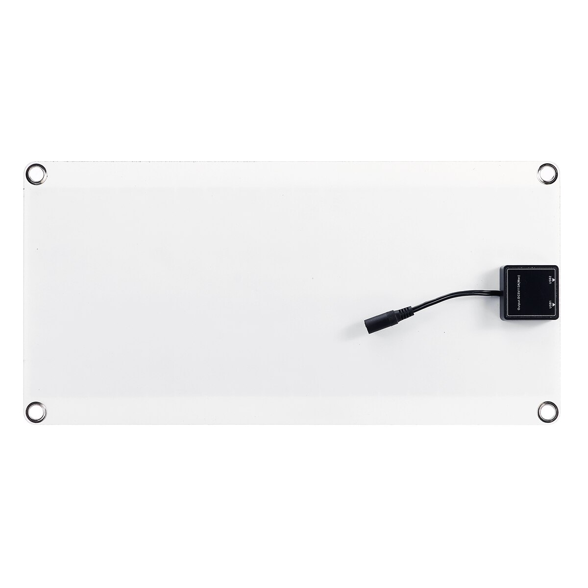 60W DC 18V Draagbare Zonnepaneel Battery Charger Zonnecel Boord Krokodil Clips Car charger Voor Telefoon RV auto 411X200X2.5MM