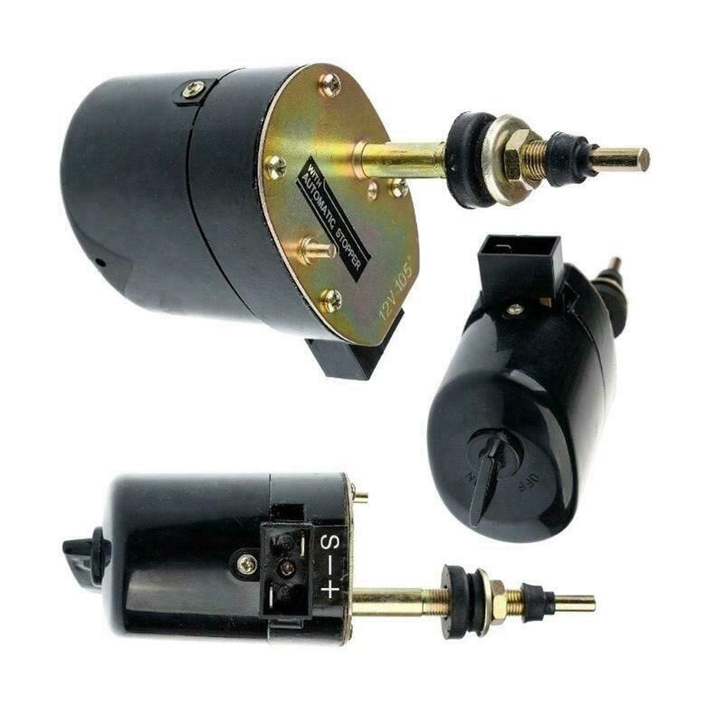 Universal Front Windshield Wiper Motors 12V 105 ° for Tractor Oldtimer Classic Car Wiper Motors Premium