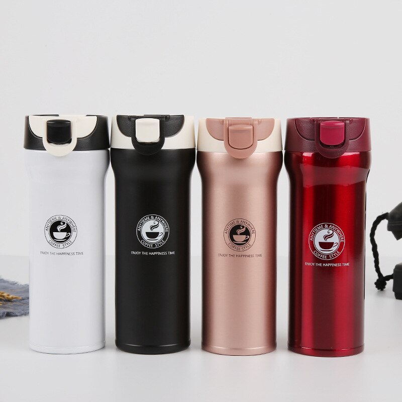 500Ml Dubbelwandige Roestvrijstalen Thermosflessen Thermos Cup Koffie Thee Melk Mok Thermo Fles Auto Thermocup Drinken cup
