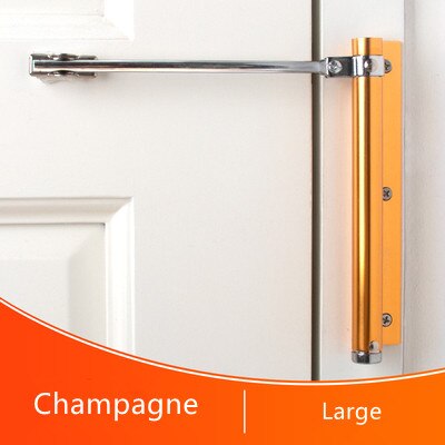 Automatische Deur Zelfsluitende Scharnier Mute Te Rebound Geen Slotting Ponsen Gratis Deurdranger Onzichtbare Punch-Gratis sluiting Thuis: Orange