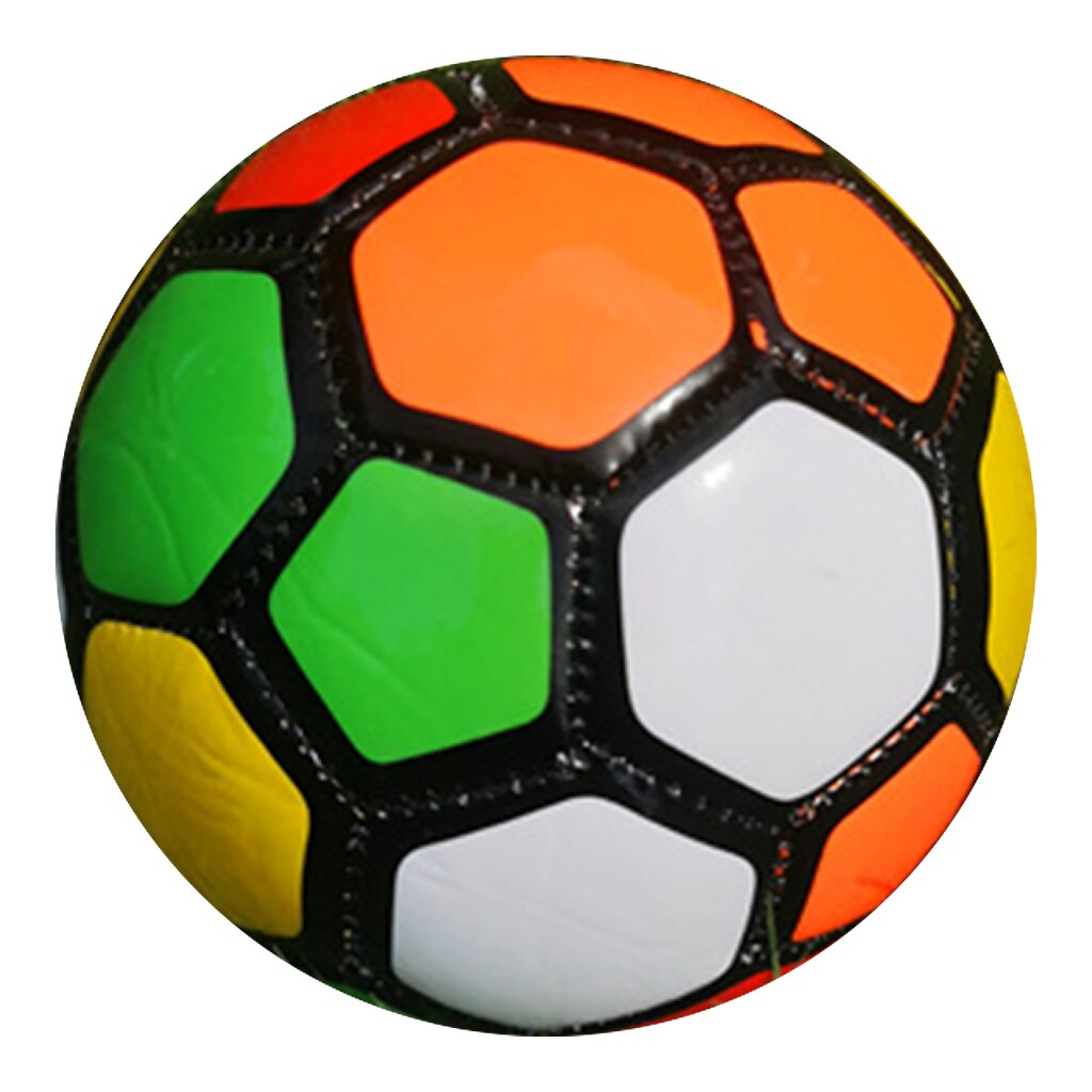 Minipelota de fútbol para niños, Pelota de espuma hinchable, pelota de juego recreativa para interiores y exteriores, 6 pulgadas, 1 ud.: Colorful