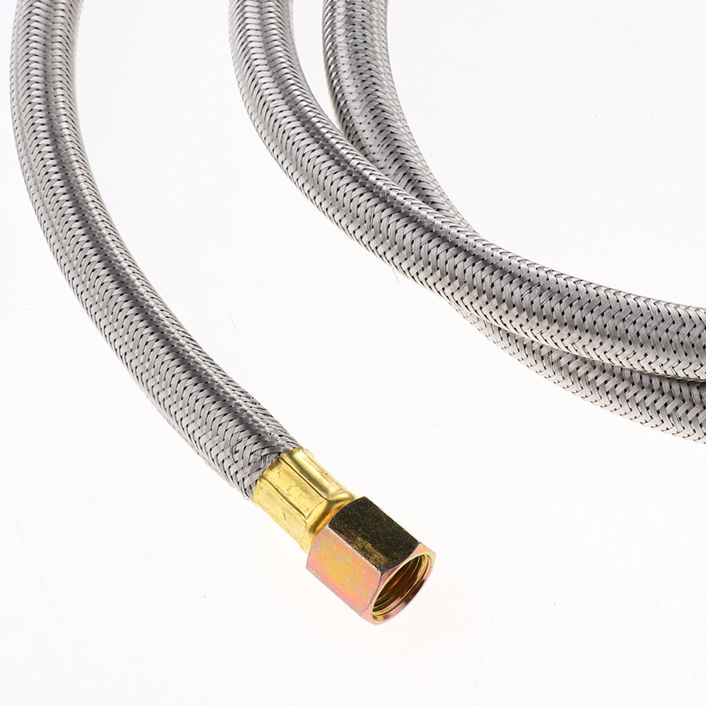 Adjustable Low Pressure Propane Regulator with 6ft Braided Hose for Grill Rv Trailer Camper Burner Home Easy to Install