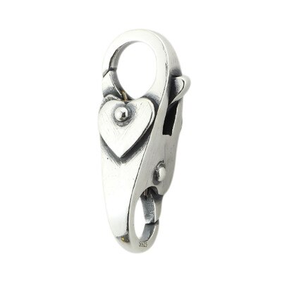 Genuine 925 Sterling Silver Charms Elephant Flower Leaves Heart Locks Lobster clasp Fit European Troll Bracelet Jewelry