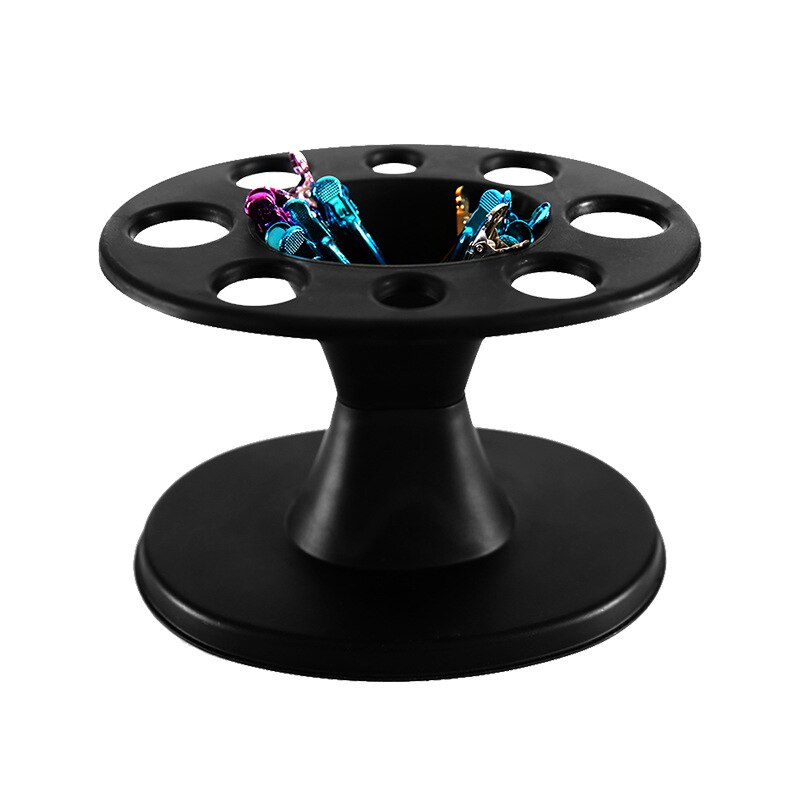 1 sztuk salon grzebień fryzjerski PP stojak robić przechowywania fryzjerskie grzebienie szczotki nożyczki żelaza rolki Organizer stojak uchwyt robić stylizacji włosów