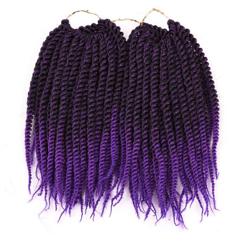 Synthetische Gehaakte Vlechten 24 Wortels Kids Senegalese Twist Haar 10 Inch Haak Twist Vlechten Haar Voor Kid Gehaakte Vlechten Haar