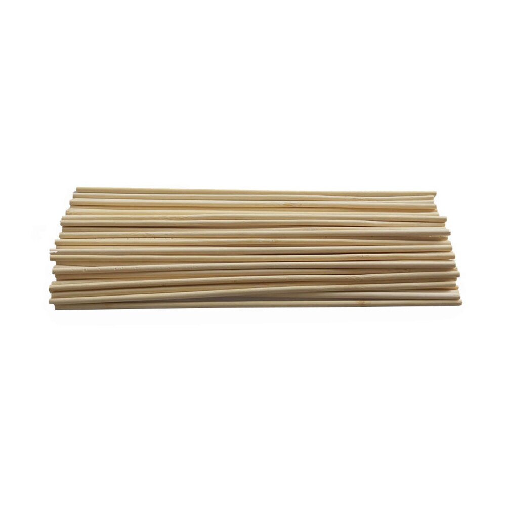50pcs/bag Wooden Plant Grow Support Bamboo Plant Sticks Garden Canes Plants Flower Support Stick Cane Garden Supplies