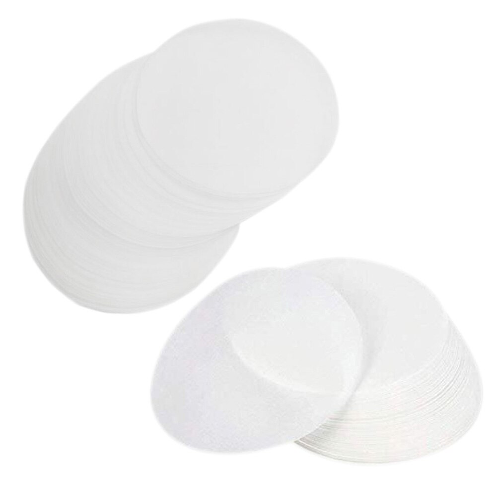100pcs Round Hamburger Oil Blotting Paper BBQ Grill Paper Absorbing Sheet Non-stick Hamburger Patty Paper Kitchen Tools