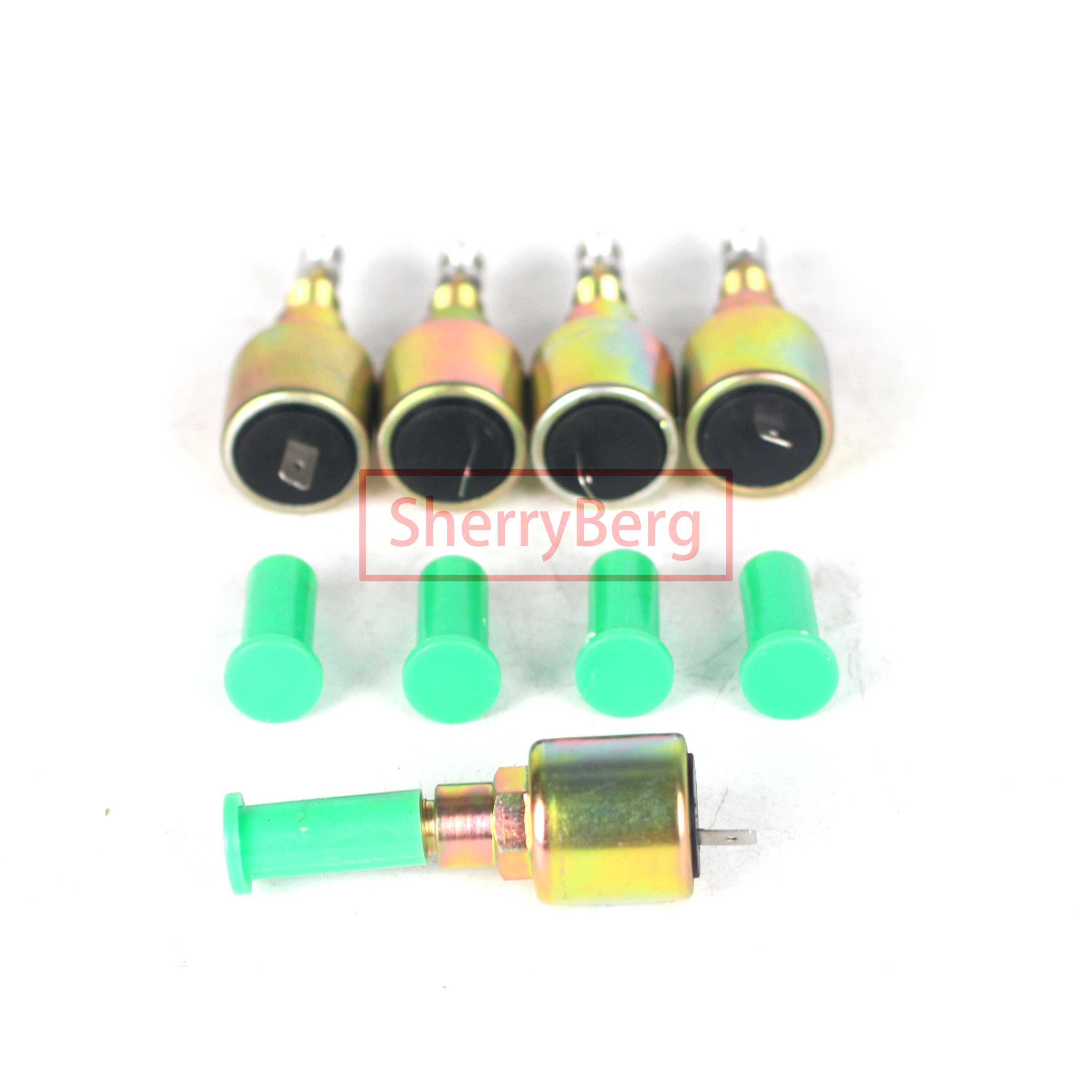 34 Pict 3 Carburetor Idle Solenoid Valve 12V For VW 1600cc - Idle Cut Off Valve, OE 049 129 412C