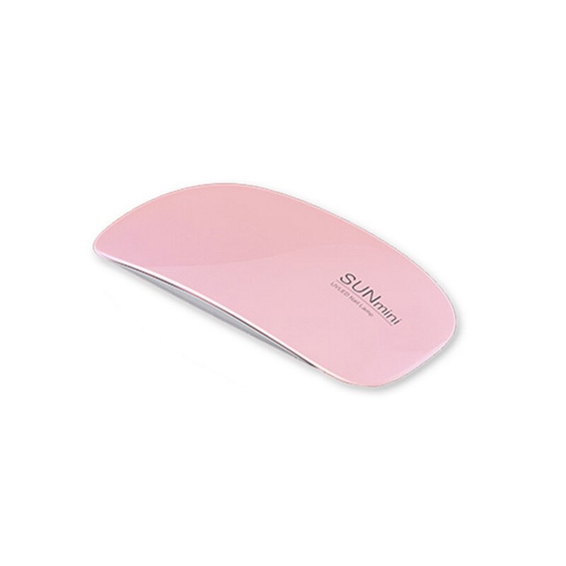 45 s/60 s Timer Nail Lamp SUNmini 6W Draagbare UV Led Lamp voor Nagels Dyer Gel Polish vernis Curing Manicure Mini USB Nail Art: pink