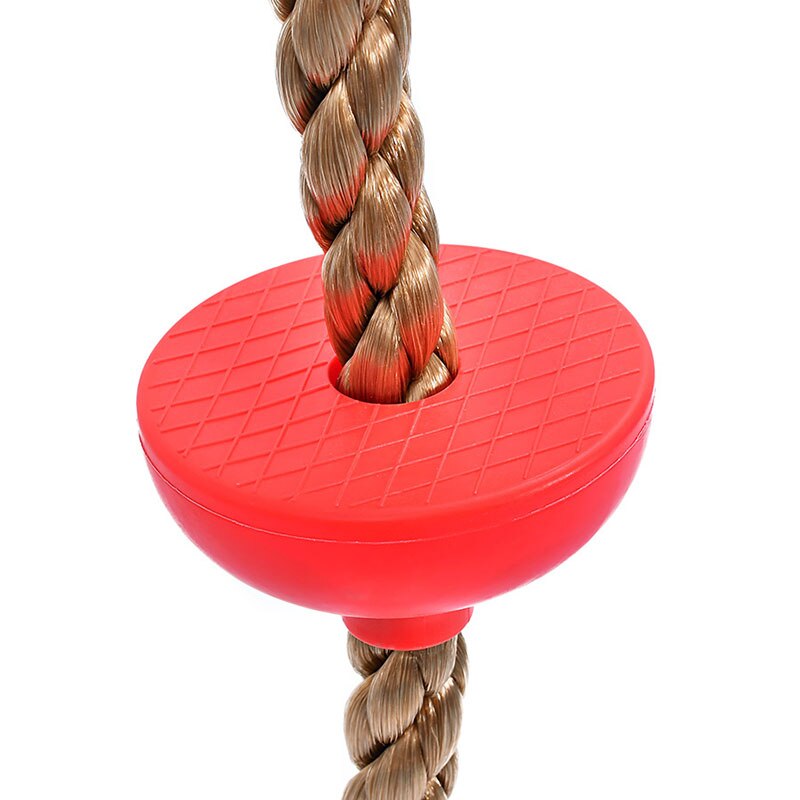 Children Climbing Rope Swing Disc Climbing Rope Kids Garden Playground Backyard Outdoor Swing Games Climbing Equipment Set