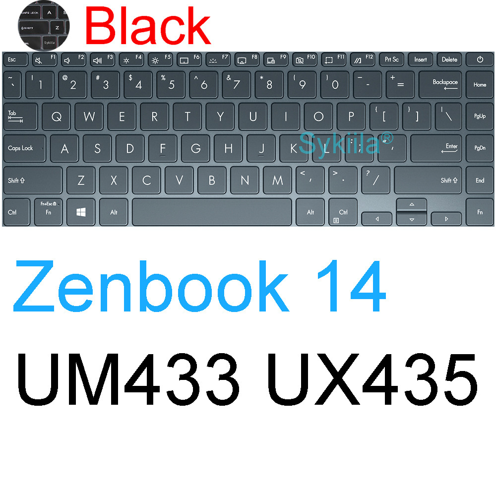Tastaturabdeckung für ASUS Zenbook 14 OLED kippen Profi UX3406 UX3405 UX3404 hoch3404 UX6404 Q420 UX5401 Silikon-Schutzhülle: Silber