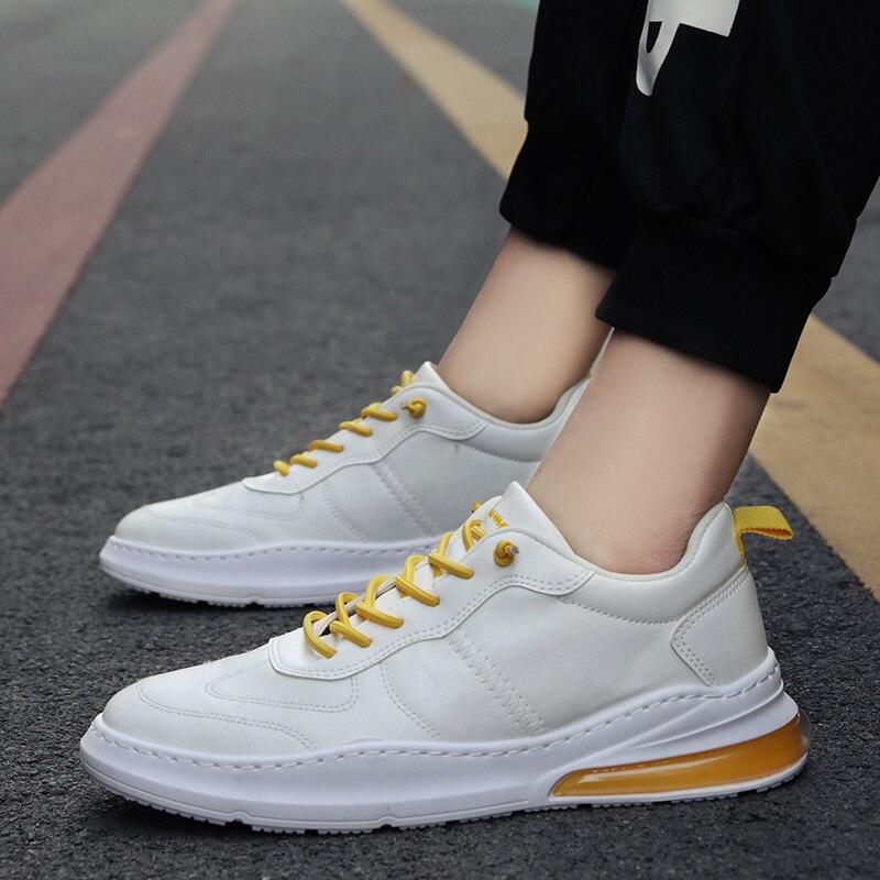 Tennis masculino tennissko for menn hvite svarte flate sko utendørs lett luftpute gå sneakerszapatos de hombre