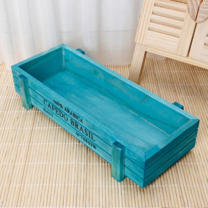 Wooden Multifunctional Storage Table Plant Flower Pot Rectangular Table Flower Pot Gardening Equipment