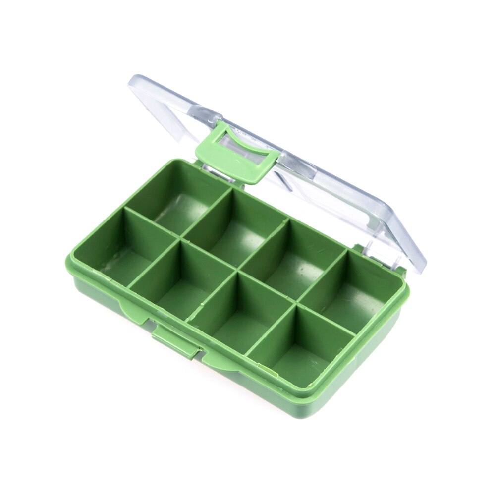 Estuche para anzuelos de pesca, caja de almacenamiento de herramientas, contenedor de accesorios de pesca, multiranura: Eight grid box