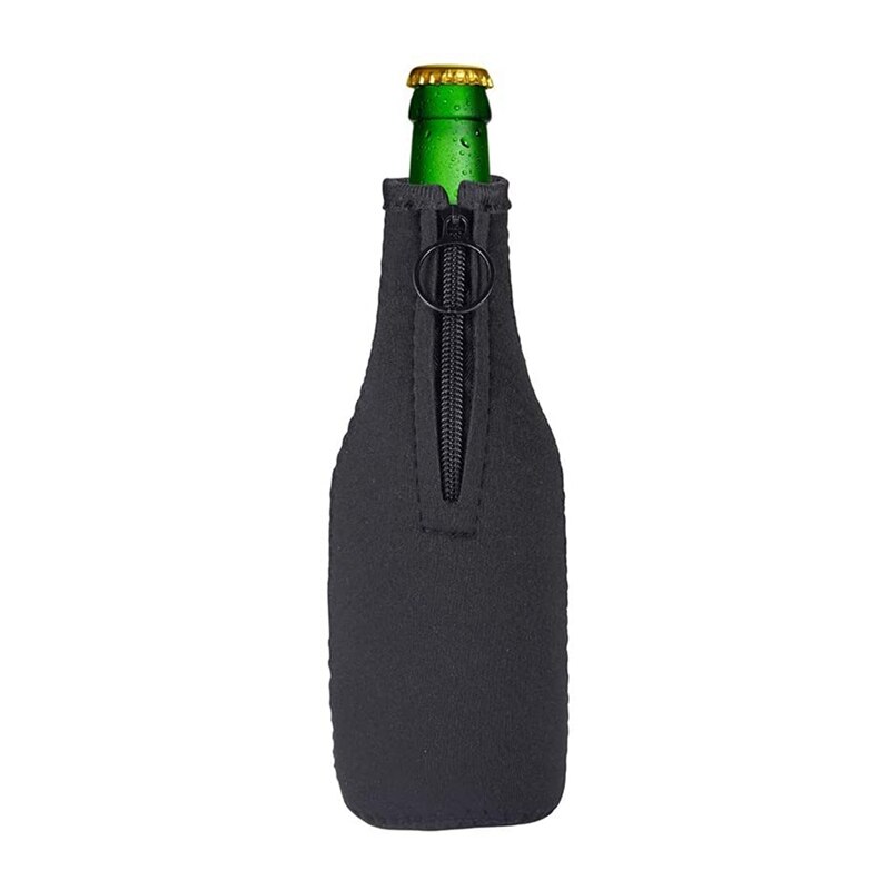 Beer Bottle Cover Sleeve Neoprene Beer Cooler Cover Insulator Sleeve with Zipper for 12 Oz/330Ml Bottles,Party
