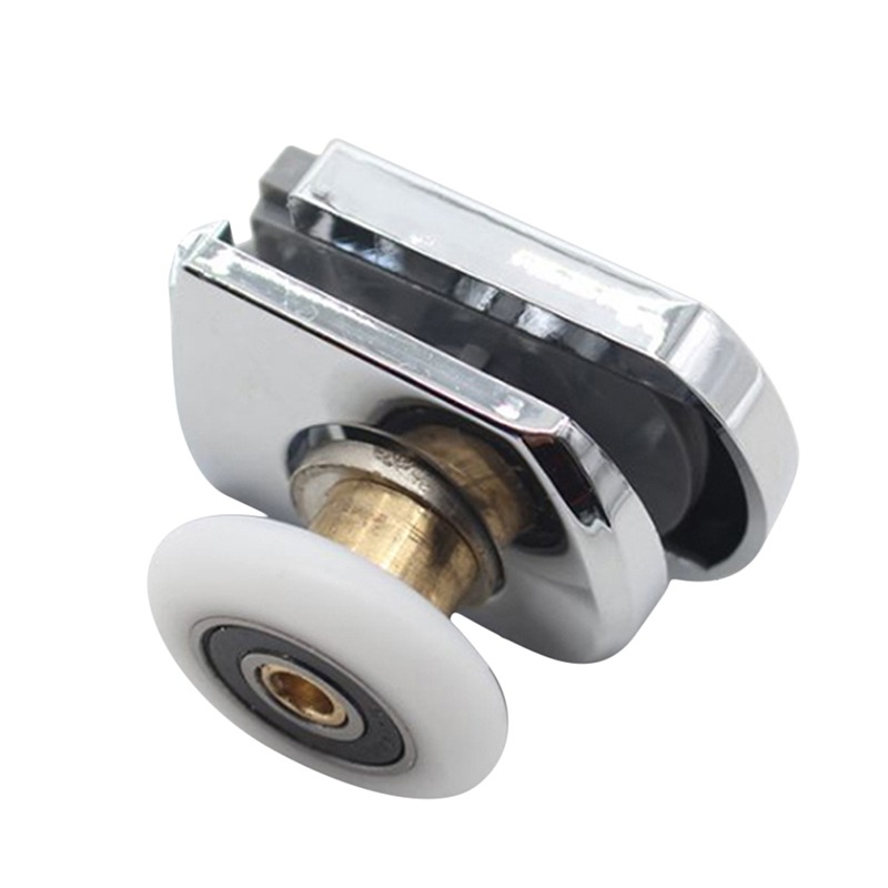 Badezimmer Tür Rollen Hause Pulley Räder Glas Schiebe Aluminium Tür Pulley Dusche Zimmer Kabine Ersatz Türen Zubehör: Rosa