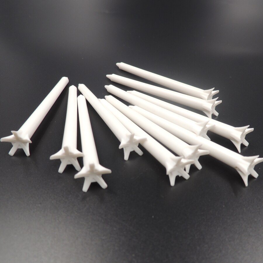 50Pcs Golf Tees 70mm/83mm Plastic Claw Less Resistance Golf Tees Golf Accessory