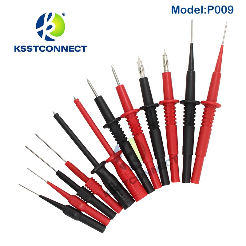 Electronic Specialties Test Lead kit Automotive Test Probe Kit Universal Multimeter probe leads kit: black