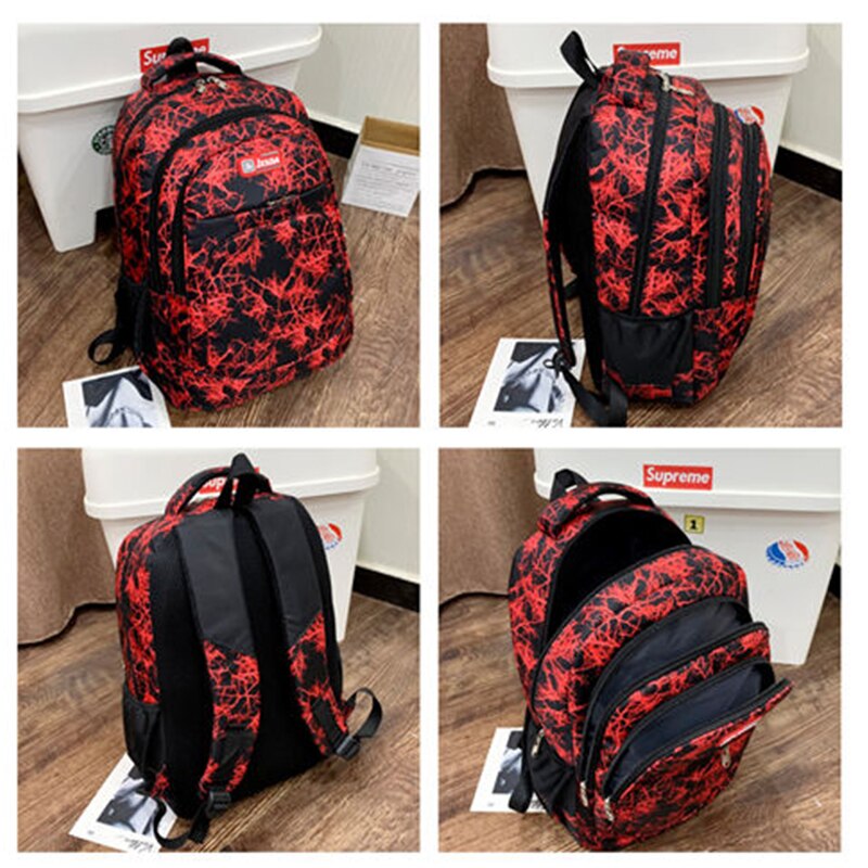 Nylon Rugzak Vrouwen School Rugzak Voor Tiener Meisjes Mode Luipaard Backbag Jeugd