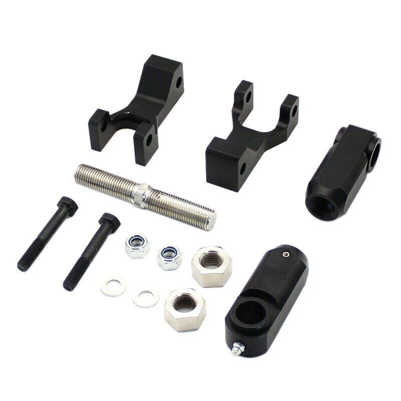 ATV Front Rear Lowering Kit for Yamaha Raptor 350 660 700 YFM350 700 Black: Default Title