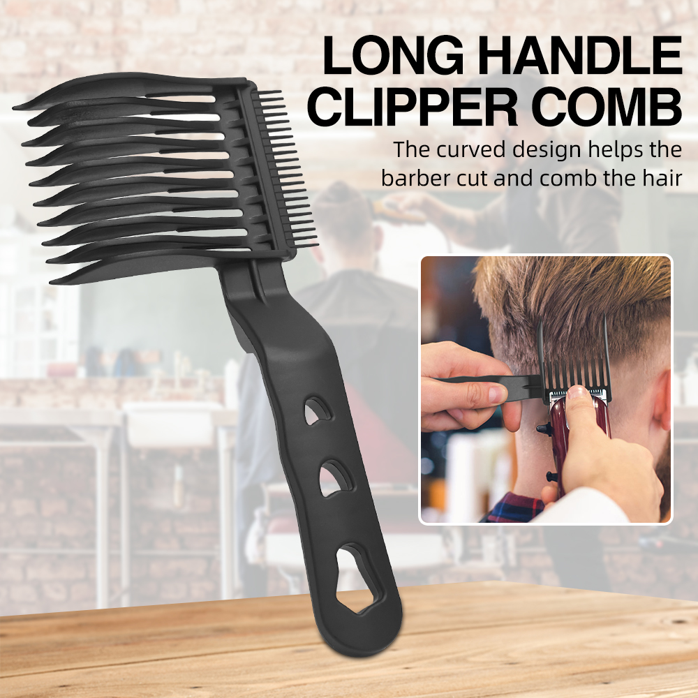 Kapper Kam Haar Knippen Positionering Accessoire Kam Clipper Haarkam Heren Haarkam Salon Styling Hulpgereedschap
