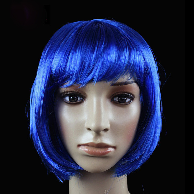 Peluca Bob para mujeres bonitas, pelucas Bob cortas, Natural, Cosplay de Halloween, pelucas de Anime, peluca sintética de colores bonitos para diaria de Navidad: Beige