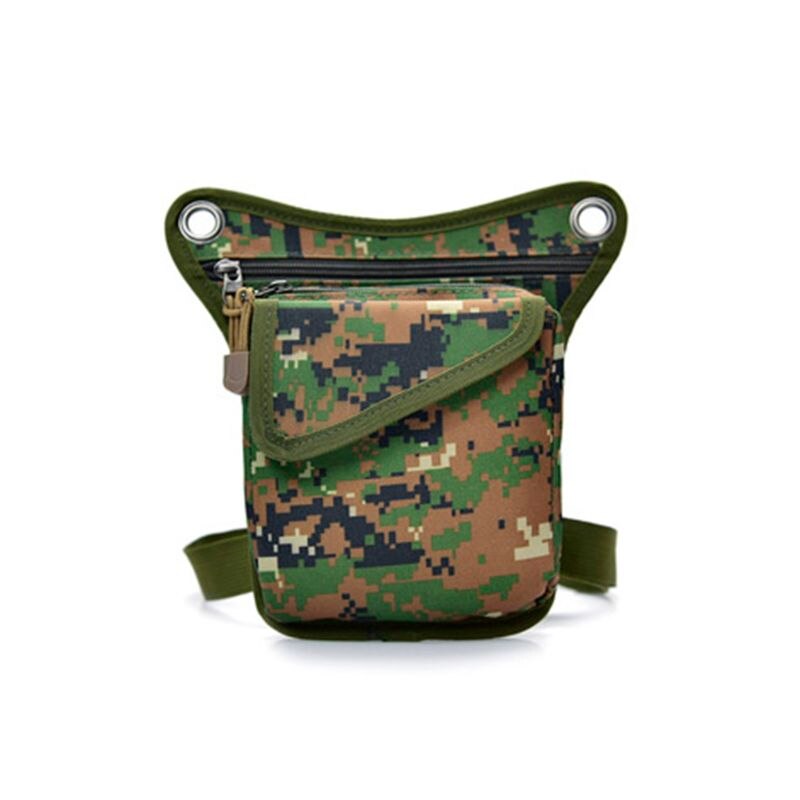 Bolsa cartuchera de nailon para motocicleta, riñonera cinturón: 06