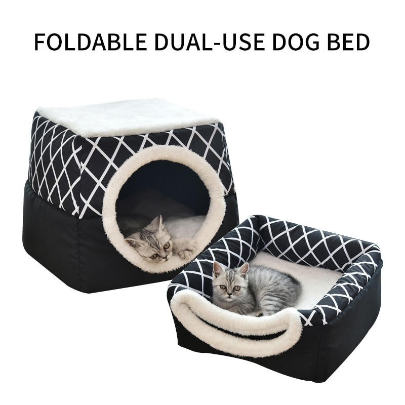 Cawayi kennel blødt kæledyr hus hundeseng til hunde katte små dyr produkter cama perro hondenmand panier chien legowisko dla psa