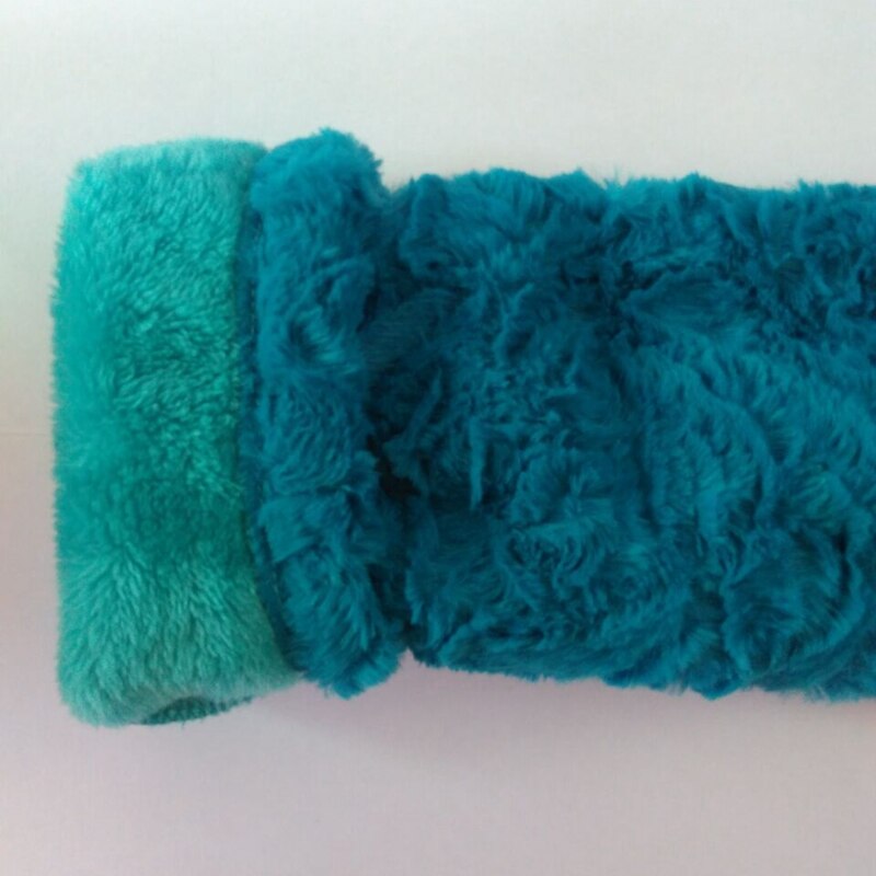 Crop imitatiebont damesmantel effen bontjas korte kunstbont jas lange mouwen winterjas dikke warme bontjas pluizig bontjas overgangsjas reverskraag winterjas outwear damesmantel, blauw, L