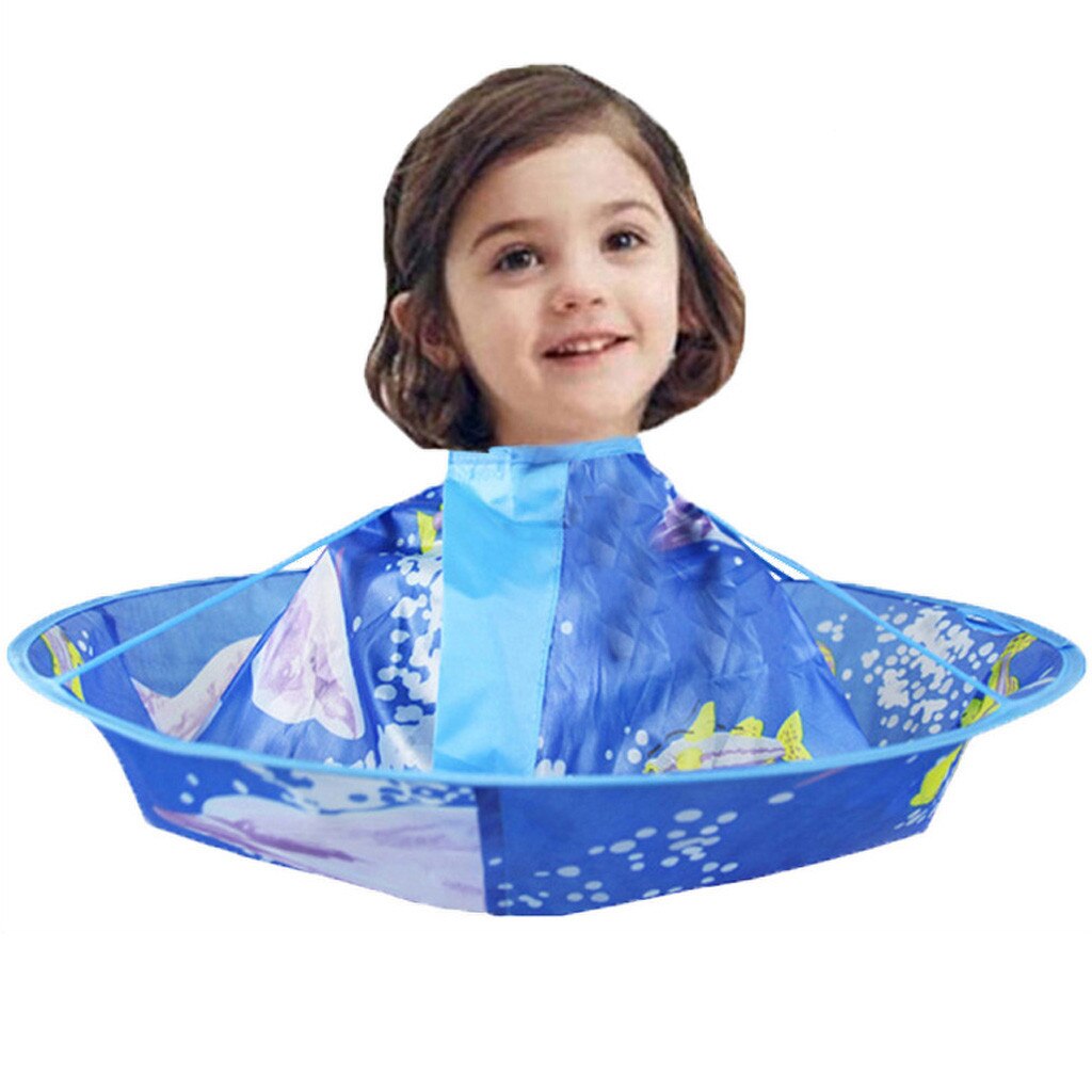 Enfants enfants coiffure Cape dessin animé imprimer vêtements Salon coiffure couverture barbier coiffeur imperméable cheveux coupe vêtements