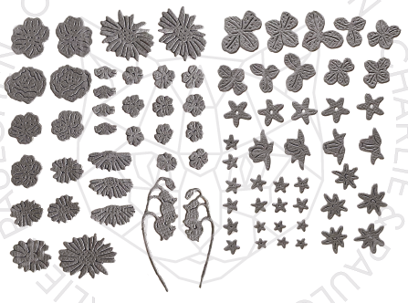 Presell Flower Cutting Dies en stempels voor DIY Scrapbooking/fotoalbum Decoratieve embossing DIY-papieren kaarten: Donker Kaki