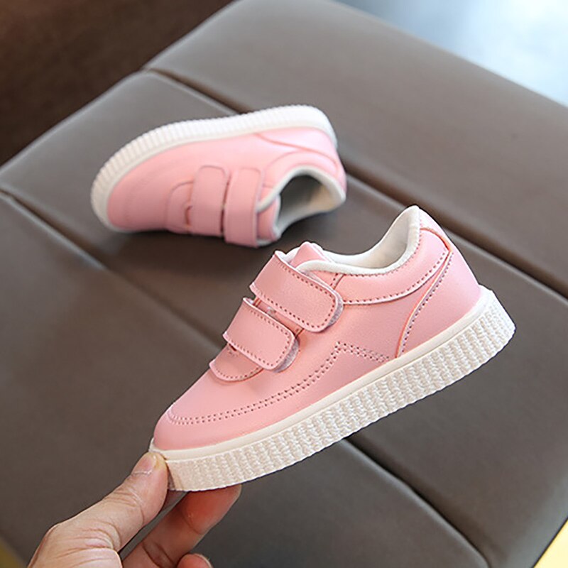 Kids Sneakers Jongens Schoenen Meisjes Trainers Kinderen Leren Schoenen Wit Zwart School Schoenen Roze Casual Schoen Flexibele Zool Mode
