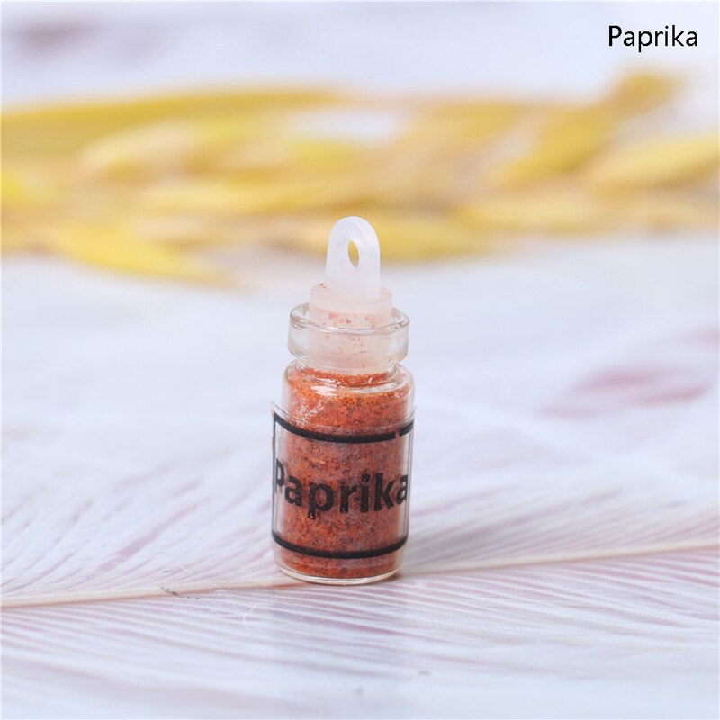 1Stck 1/12 Puppenhaus Miniatur Zubehör Mini Glas Gewürz Flasche Simulation Küche Lebensmittel Modell Spielzeug: C
