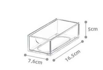 Schreibtisch-Organizer, Schubladentyp, Acryl-Kasten, Schreibwaren-Organizer, Kosmetik-Organizer für machen-hoch-Aufbewahrung, Schreibwaren-Zubehör: Freier Raum