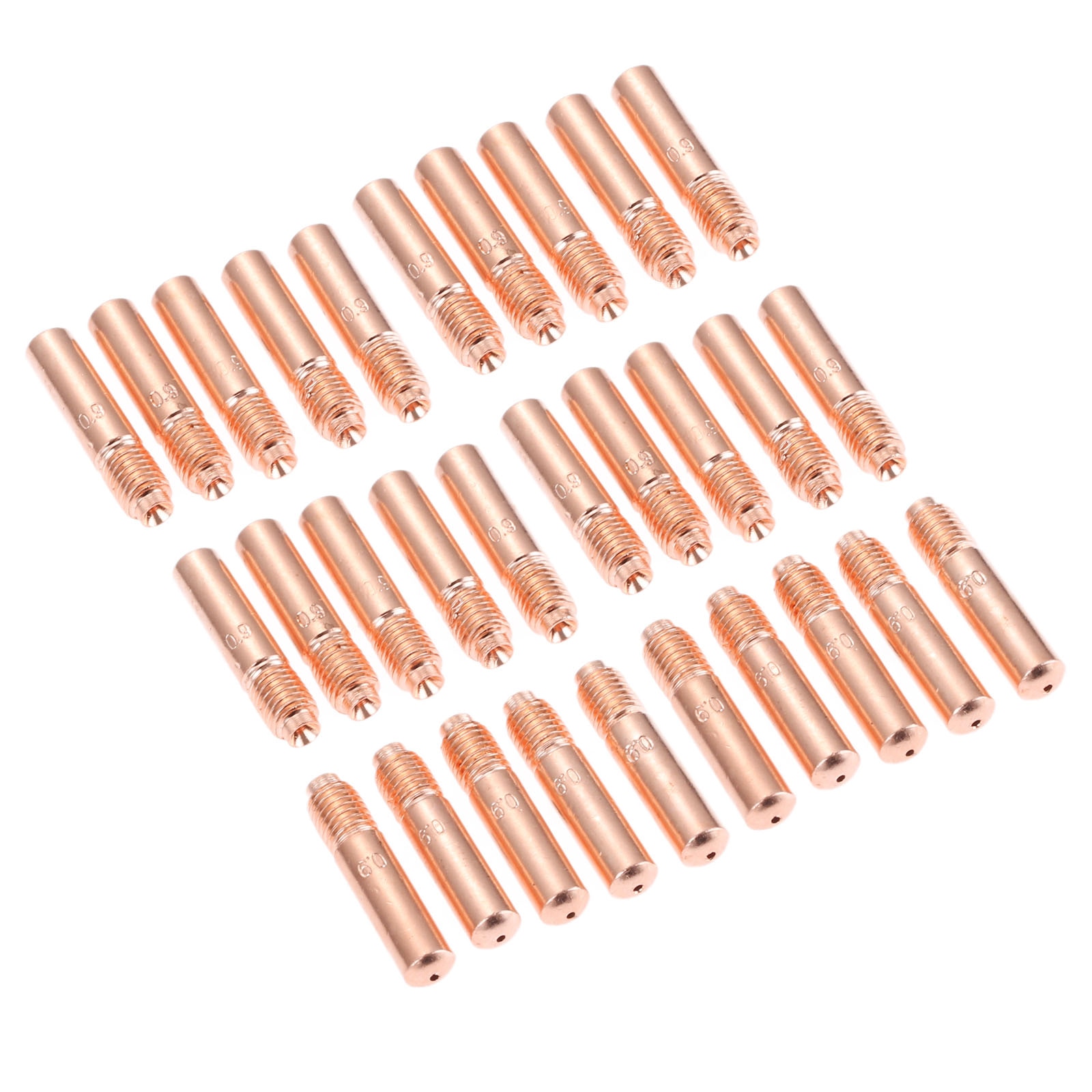 30Pcs .035" 000 068 MIG Contact Tips Tubes Fit for Miller M10 M15 M25 M40 000068