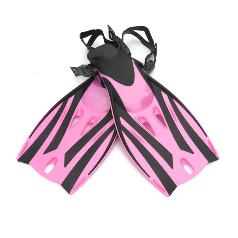 Verstelbare Kids Zwemmen Vinnen Snorkel Voet Flippers Jongen Meisje Duiken Vinnen Beginner Water Sportartikelen Schoenen Duiken Flipper: Roze / L(EUR 32-36)