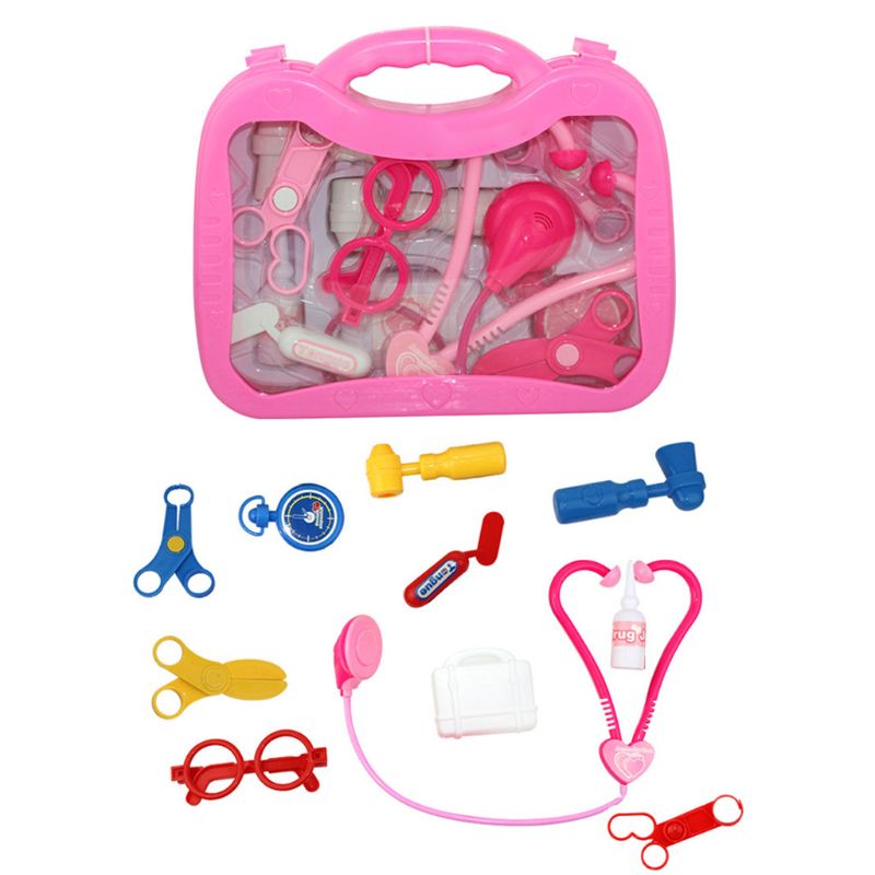 Set Dottore Bambini - 11/21 Pz - Giocattolo Gioco di Ruolo - Resina ABS - Unisex Bambini 2-4 Anni