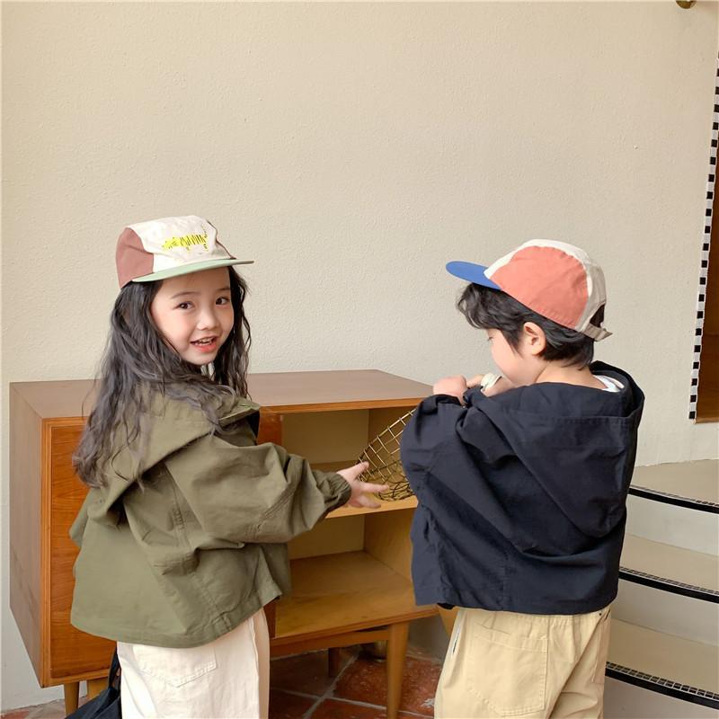 Moda primavera autunno giappone neonata ragazzo manica lunga cappotto giacche per bambini bambini abiti Casual abiti soprabito generale cappotto a vento